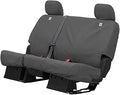 Covercraft Carhartt SeatSaver Custom Seat Covers — Fits 2011-2018 Ram 1500, 2019-2024 Ram 1500 Classic, 2011-2024 Ram 2500/3500/4500 — 2nd Row 40/60 Bench Seat, Duck Weave Gravel