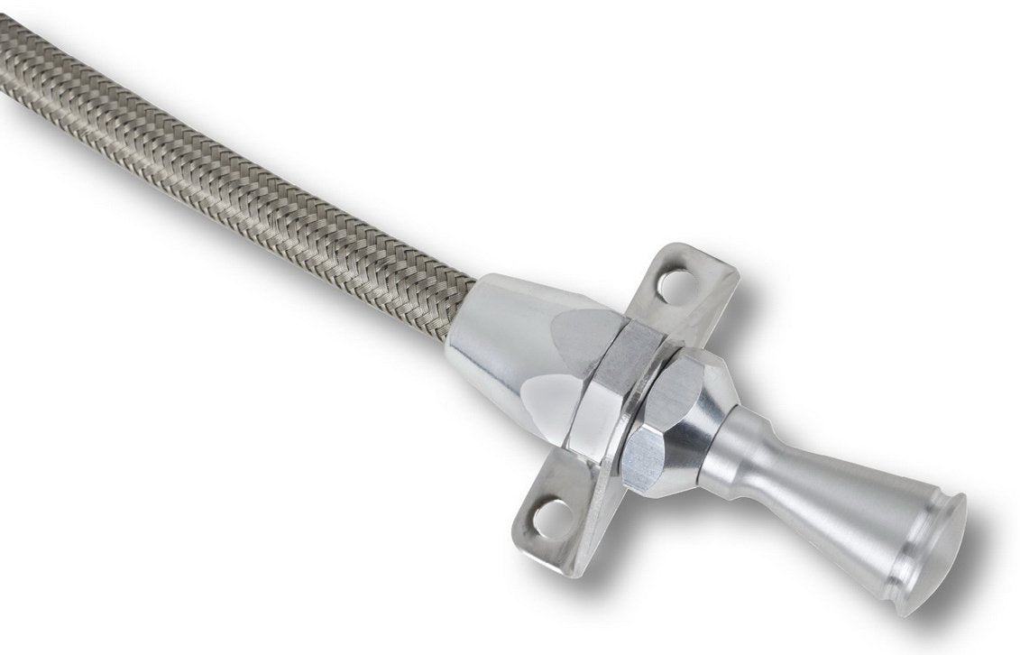 LOKAR TD-3350400FM Lokar TD-3350400FM Hi-Tech Firewall Mount Transmission Dipstick for GM 350/400 Transmission