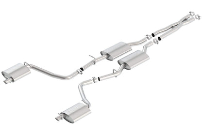 BORLA 140649 BORLA 140649 Cat-Back Perf. Exhaust System for 2015-2023 Dodge Challenger SXT/GT 3.6L V6 Automatic/Manual Transmission Rear Wheel/All Wheel Drive 2 Door Tips NOT Included Use Factory Tips/Valance