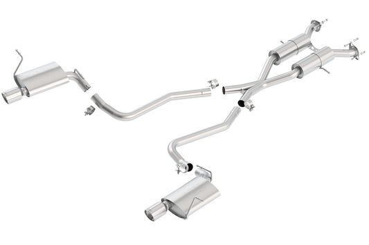 BORLA 140406 BORLA 140406 Cat-Back System for 2011-2021 Jeep Grand Cherokee Sub Models Limited/Overland/Trailhawk 5.7L V8 Auto. Trans. 2 & 4WD 4 Door With "Under Bumper" Tip Exit. EXC. With Reusable Factory Tips