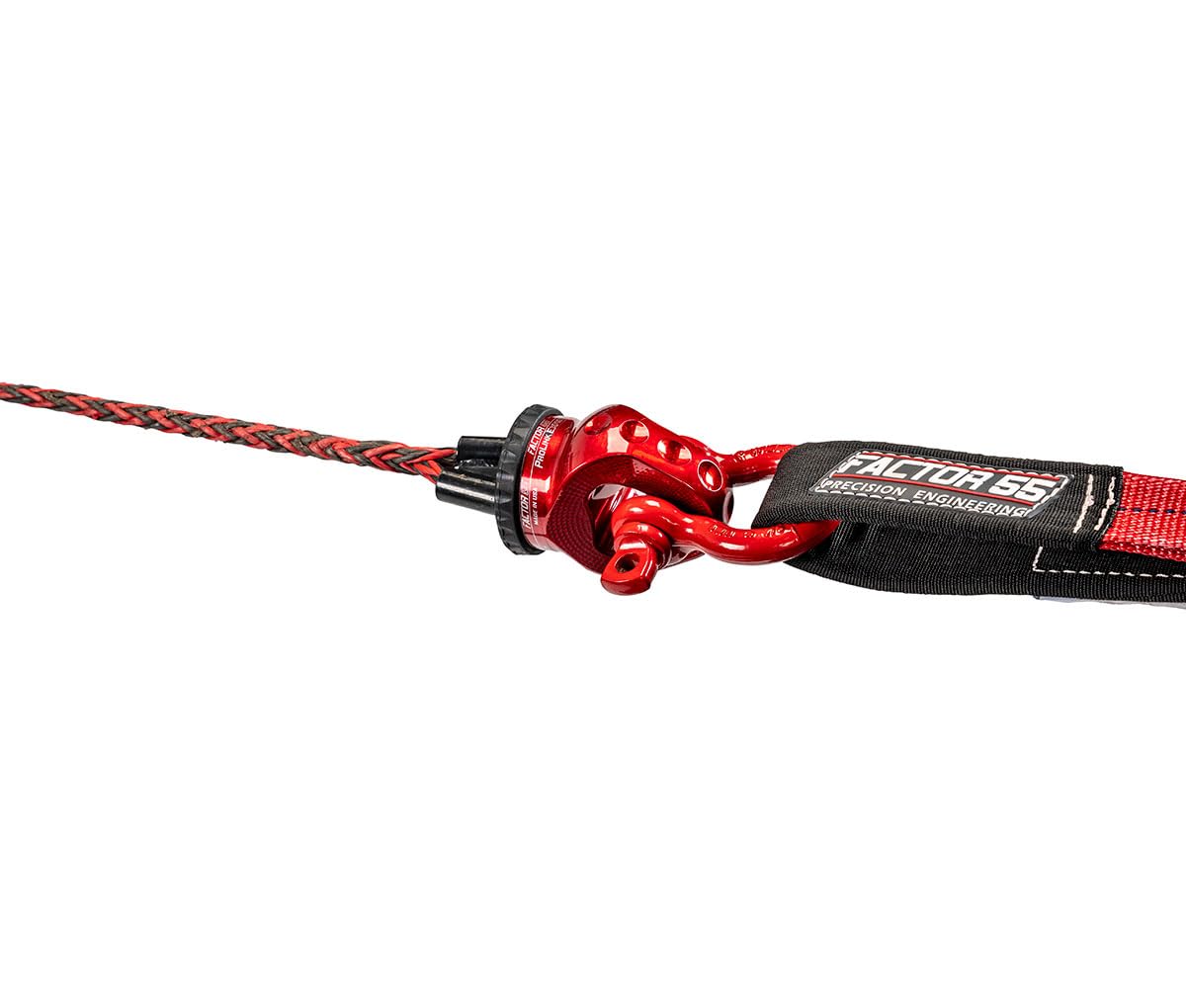 FACTOR 55 00310-02 Factor 55 Prolink E Titanium Double Shear Pin, Designed for Steel Cables and Synthetic Winch Ropes up to 3/8" Diameter - Blue