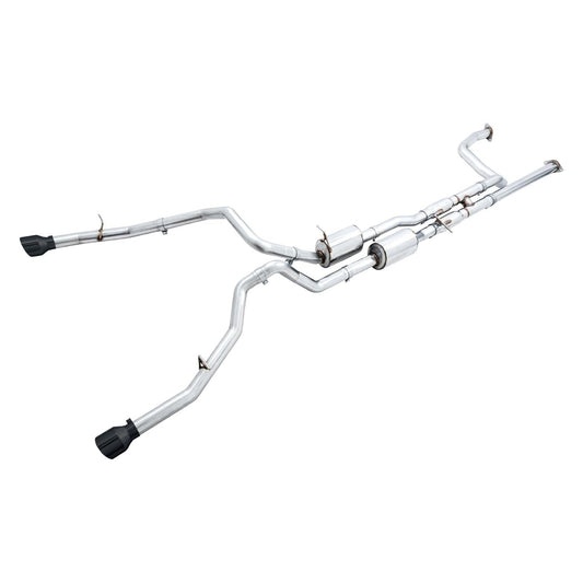 AWE Tuning 3015-33005 AWE Touring Dual 3' Cat-Back Exhaust, Black Tips for 2021-2023 TRX 6.2L