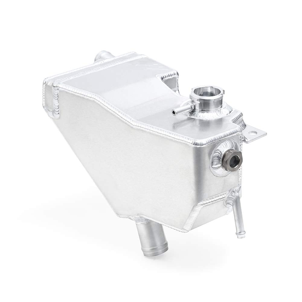 MISHIMOTO MMRT-F2D-11SN Mishimoto MMRT-F2D-11SN Aluminum Secondary Degas Tank, Compatible With 2011+ Ford 6.7L Powerstroke, Natural