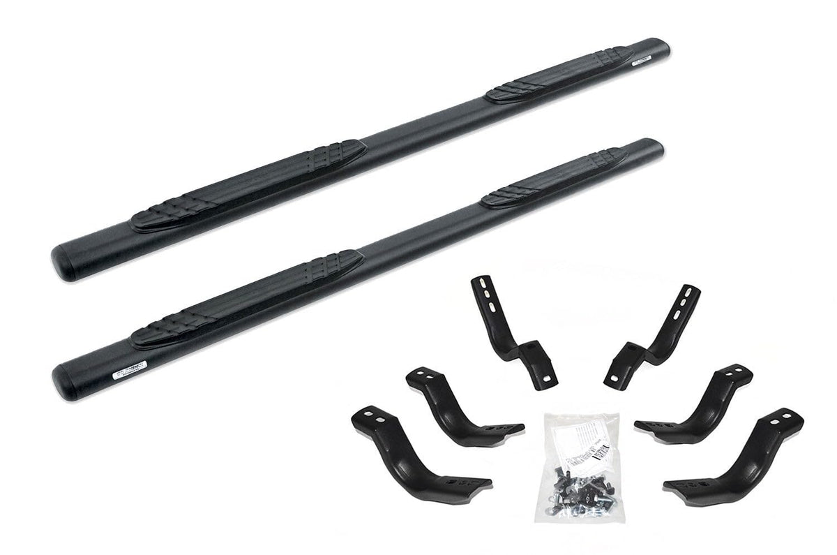 GO RHINO 684409987T Go Rhino 684409987T Textured Black 4" Dodge Crew Cab Length OE Xtreme Side Step (Complete Kit: Side Step and Brackets)