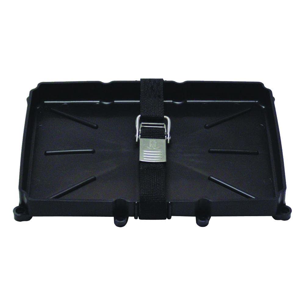 T-H MARINE NBH-24-SSC-DP T-H Marine NBH-24-SSC-DP Battery Holder Tray with Stainless Steel Buckle, 24 Series