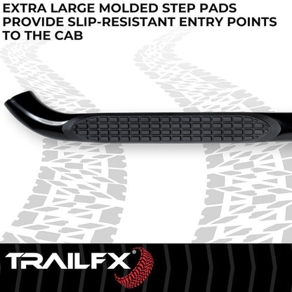 TRAILFX A0052B Trailfx Trail FX A0052B 3" Nerf Bar Bend End, Black