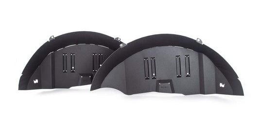 GO RHINO 702012T Go Rhino! Inner Fender Liners Inner Fender Liners | Aluminum, Textured Black | 702012T | Fits 2018-2024 Jeep Wrangler JL/JLU Excludes Diesel Motors