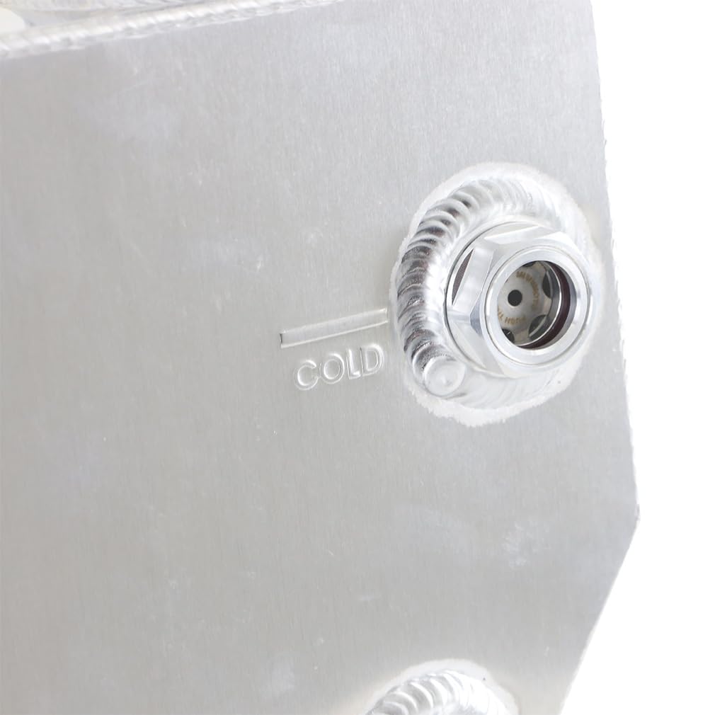 MISHIMOTO MMRT-DMAX-01N Mishimoto Aluminum Degas Tank for 6.6L Duramax LB7/LLY/LBZ 2001-2007