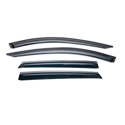 TRAILFX 4428H TrailFX Rainguard Window Vents Fits Ford Escape 2020-2022 Smoked Acrylic Low Profile Tape-On Side Four Piece Window Deflectors TrailFX 4428H