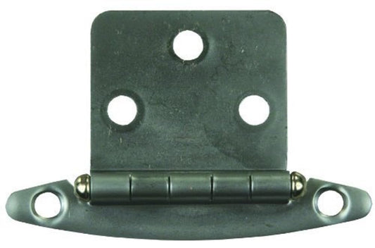 JR PRODUCTS 70655 JR Products 70655 Free Swing Flush Mount Hinge - Chrome 1-3/4 x 2-3/4, Satin Nickel