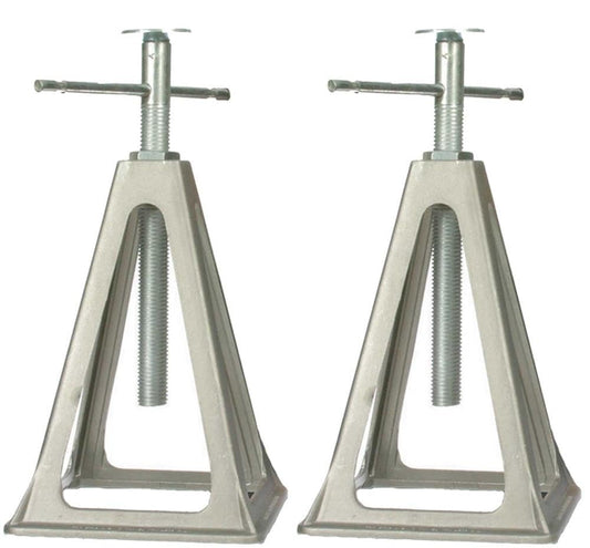 CAMCO 44561 Camco Aluminum Stack Jacks - Stabilize and Level Your RV Or Camper - 2 Pack (44561)
