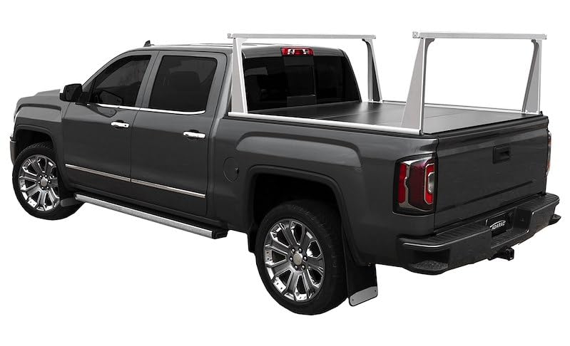 ACCESS 4006040 Vertical Pro Kit: 26in Al Uprights (2 w/ 66in Cross Bar) Silver Truck Rack by Access