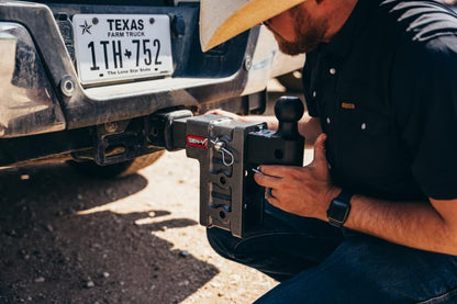 GEN-Y HITCH GH-1624 GEN-Y Hitch GH-1624 MEGA-Duty 2.5" Shank 9" Drop 3.5K TW 32K Hitch and GH-0161 Dual-Ball and GH-0162 Pintle Lock
