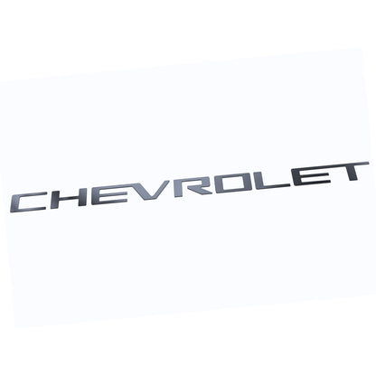 Putco 55550BPGM Putco Chevrolet Tailgate Letters Kit - Black Platinum - Cut Lettering - Fits Chevy Silverado 2019-2026