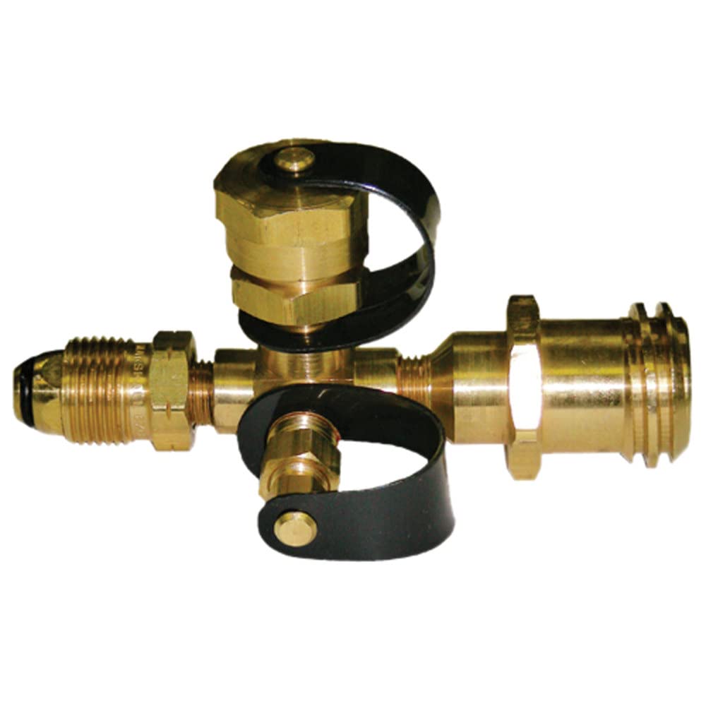 AP PRODUCTS ME425P AP Products Marshall Excelsior ME425P Excess Flow Camping Propane Tee Adapter