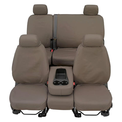 COVERCRAFT SS8521PCCT Covercraft SS8521PCCT - SeatSaver Polycotton 2nd Row Misty Gray Custom Seat Covers