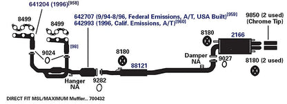 AP EXHAUST 642993 Ap Exhaust 642993 DIRECT FIT CATALYTIC CONVERTER