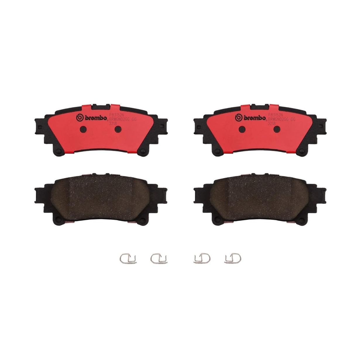 BREMBO P83152N Brembo P83152N Premium Ceramic Rear Disc Brake Pad Set LEXUS/TOYOTA/TOYOTA (GAC) OE# 044660E010