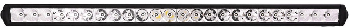 TRAILFX 30SRCM TrailFX Light Bar 30SRCM, LED, 30 Inch Length, 24 Clear 5 Watt Bulbs, 8 Degree Spot and 90 Degree Flood Combo Beam, Clear Polycarbonate Lens, 120 Watt Blubs Amp Draw 1.15 AMP At 12 Volts