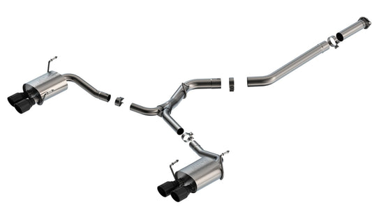 BORLA 140907CB Borla - 2022 Subaru WRX 2.4L Turbo AT/MT AWD S-Type Catback Exhaust CB Tips (140907CB)