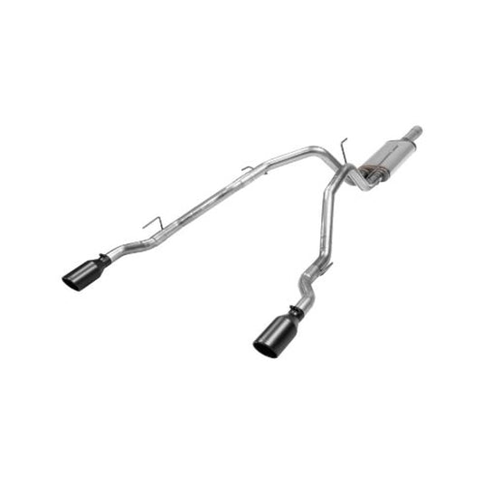 FLOWMASTER 717860 Flowmaster 717860 FlowFX Cat-Back Exhaust Kit Dual 2.5 Inch 409 Stainless Steel Tailpipes 4.5 Inch Black Ceramic 304 Stainless Steel Tips Compatible with 2009-2024 Classic Body Ram 1500 5.7L Hemi