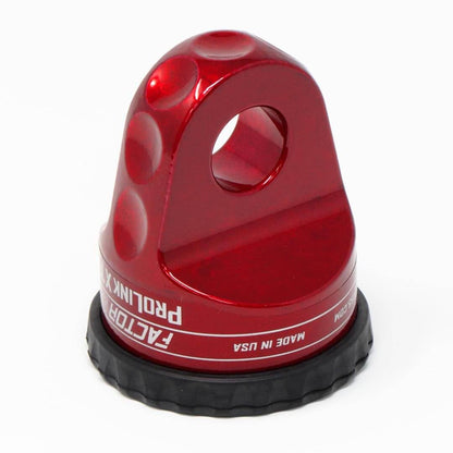 FACTOR 55 00110-01 Factor 55 00110-01 Prolink XTV Shackle D Ring for use with Steel Cables Synthetic Ropes up to 5/16 in Max Load Rating 6000 lb Ultimate Failure 22,000 lb Ideal for 4x4 Off Road Trips - Red