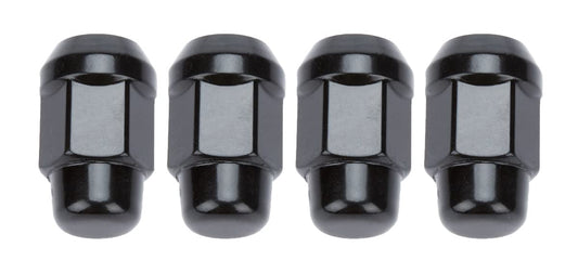 GORILLA 41187BCB Acorn Bulge 3/4" Hex 1/2"-20 Black Pack of 4 Lug Nuts (41187BCB)