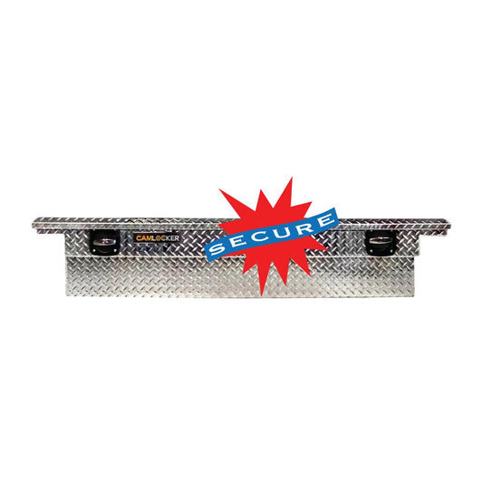 CAMLOCKER S71 Camlocker S71 71-Inch Crossover Polished Aluminum ToolBox, Heavy Duty Steel Cam Lock Provides Extra Security, for Most Full Size Trucks 1999-2024