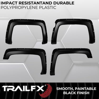 TRAILFX TFC3004S Trailfx TFC3004S POCKET STYLE FLARE SMOOTH SET OF 4