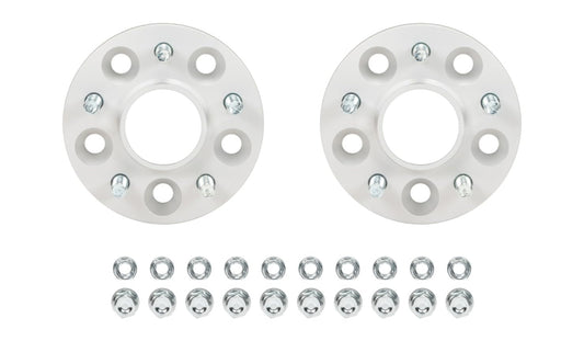 EIBACH S90-4-20-002 Eibach Wheel Spacer, Pro-Spacer, 5 x 100 mm Bolt Pattern, 20 mm Thick, Lug Nuts Included, Aluminum, Clear Anodized, Pair