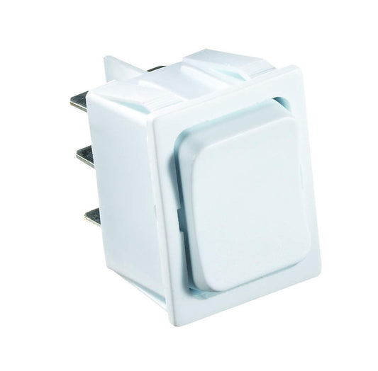 RV DESIGNER S475 RV Designer S475-5A Momentary On/Off/Momentary On, White DC Rocker Switch