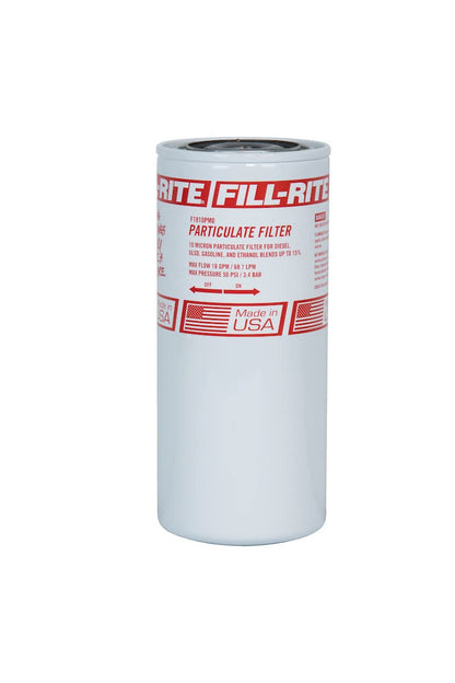 FILL RITE F1810PM0 Fill-Rite F1810PM0 3/4" 18 GPM (68 LPM) 10 Micron Particulate Spin-On Fuel Filter