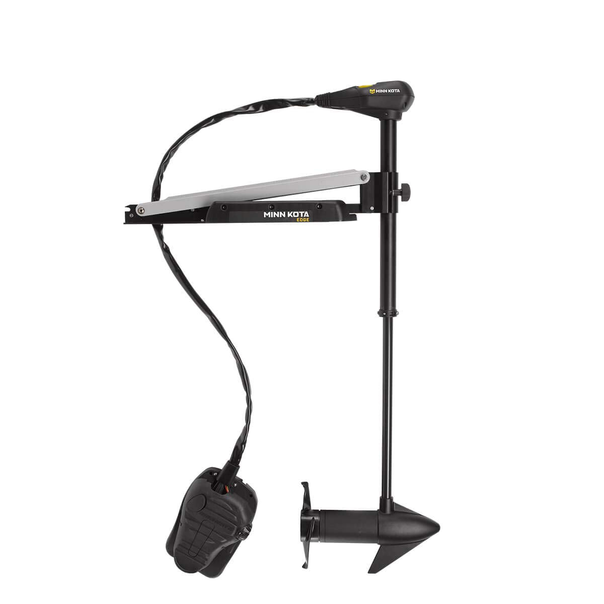 MINN KOTA 1355970 Minn Kota Edge Bow-Mount Electric Trolling Motor with Foot Pedal Control – 70 Lb. Thrust, 45 In. Shaft, Freshwater