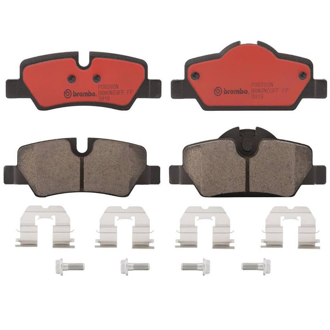 BREMBO P06090N Brembo P06090N Premium Ceramic Rear Disc Brake Pad Set MINI OE# 34216871299