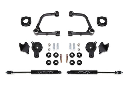 FABTECH K7089M Fabtech - 2022 Tundra 4WD 3in UCA Kit w/Uniballs & Fr Shk Spcrs & Rr Air Bag Spcrs & Rr Stealth Shock (K7089M)