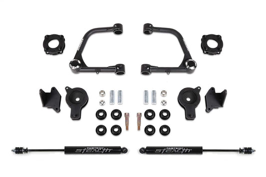 FABTECH K7089M Fabtech - 2022 Tundra 4WD 3in UCA Kit w/Uniballs & Fr Shk Spcrs & Rr Air Bag Spcrs & Rr Stealth Shock (K7089M)