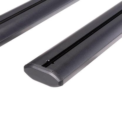 TRAILFX TFXCB01 TrailFX TFXCB01 Tonneau Cover Rails with Cross Bars Fits Full Size Truck Beds Clamp-On Aluminum Powder Coated Black for TrailFX Hard Retractable Tonneau Covers 2 Cross Bars 59 Inch Length