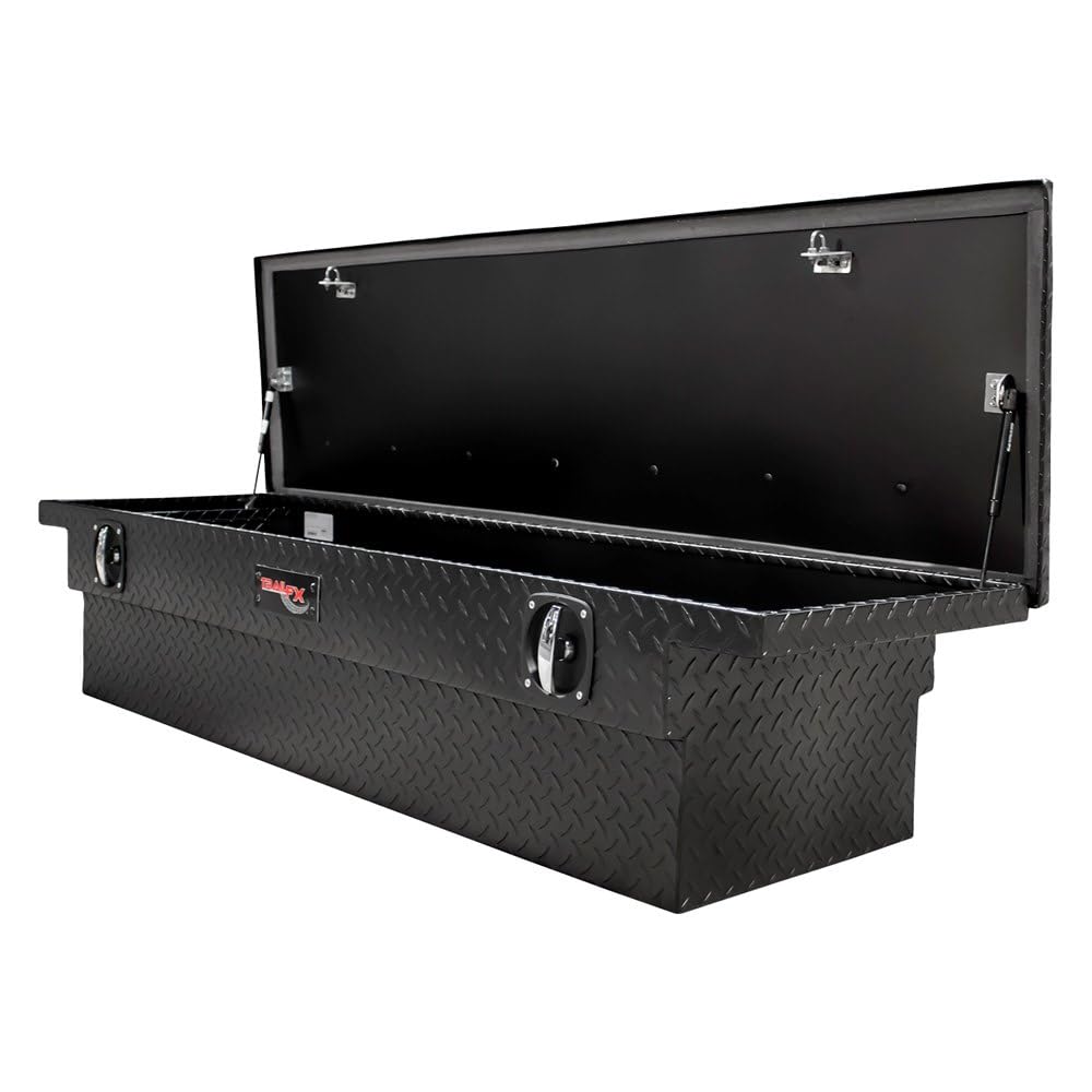 TRAILFX 120693CR Crossover Low Profile, Single Lid, Diamond Tread, Matte Black, Aluminum