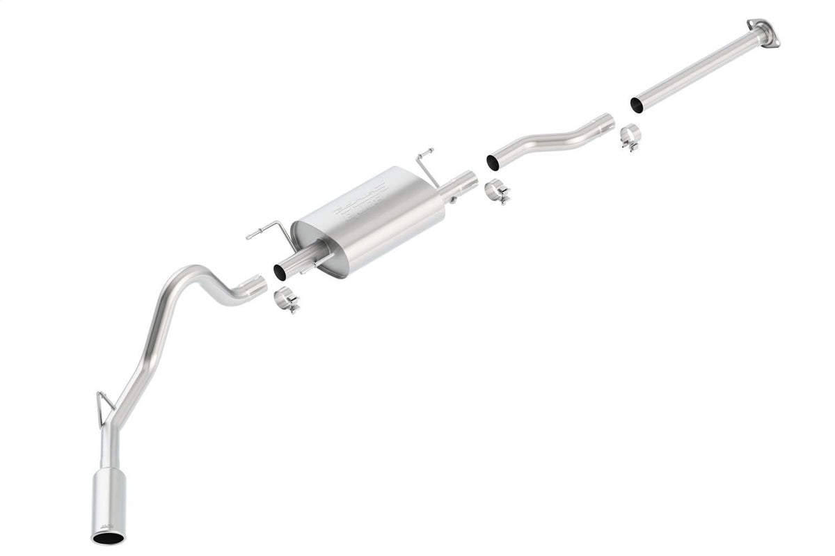 BORLA 140160 BORLA 140160 Cat-Back Perf. Exh. Sys. for 2005-2012 Toyota Tacoma 4.0L V6 AT/MT 2 & 4WD 2 & 4 Dr Ext. (Access) Cab Long Bed (6' 2") 127.4" Wheelbase/Crew (Double) Cab Short Bed (5') 127.4" Wheelbase