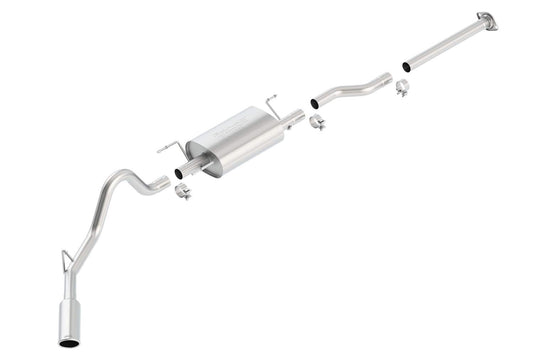 BORLA 140160 BORLA 140160 Cat-Back Perf. Exh. Sys. for 2005-2012 Toyota Tacoma 4.0L V6 AT/MT 2 & 4WD 2 & 4 Dr Ext. (Access) Cab Long Bed (6' 2") 127.4" Wheelbase/Crew (Double) Cab Short Bed (5') 127.4" Wheelbase