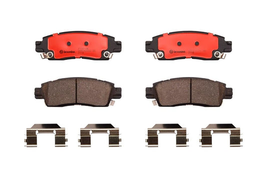 BREMBO P10010N Brembo P10010N Premium Ceramic Rear Disc Brake Pad Set BUICK/CHEVROLET/GMC/ISUZU/SAAB OE# 88983915
