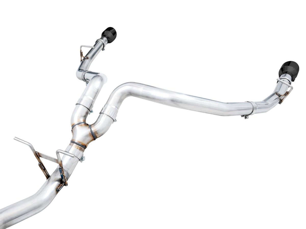 AWE Tuning 3015-33006 AWE Tuning 19-21 RAM 1500 5.7L (w/Cutouts) 0FG Dual Rear Exit Cat-Back Exhaust - Diamond Black Tips - 3015-33006
