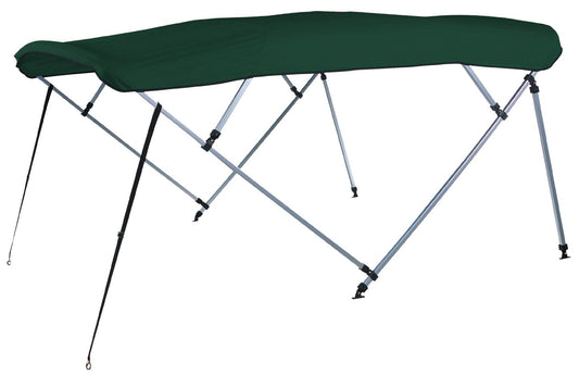 CARVER A(8SQ)4893UB-15 CARVER A(8SQ) 4893UB-15 8'L 4-Bow SQ Tube Pontoon Bimini Top Kit - 48" H, Fits 96"-102" W, Forest Green