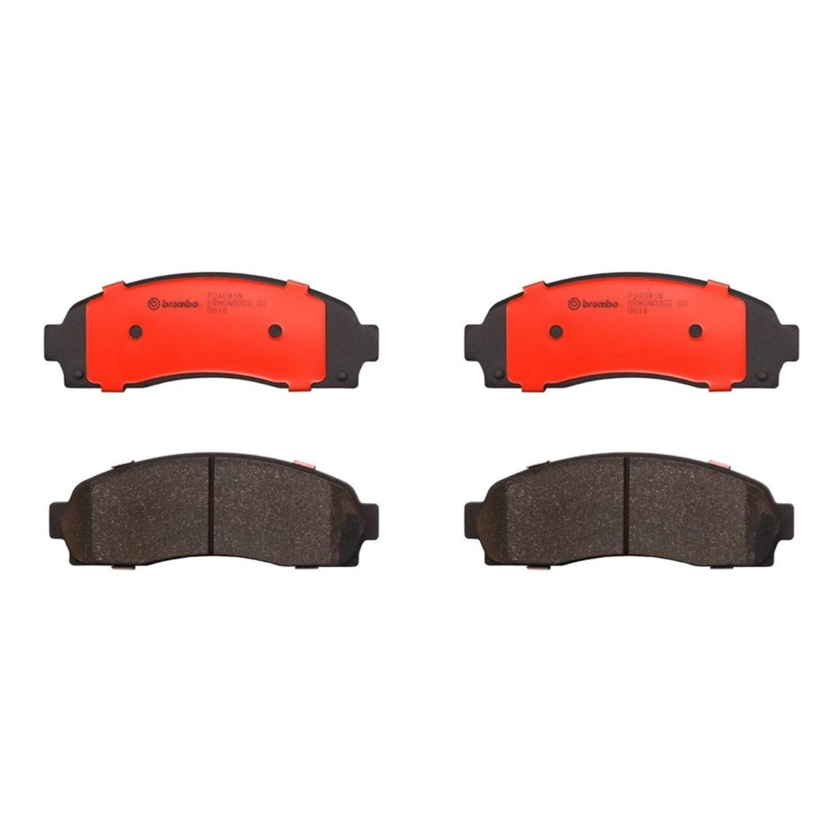 BREMBO P24081N Brembo P24081N Premium Ceramic Front Disc Brake Pad Set FORD AUSTRALIA/FORD USA OE# 1L522001BB