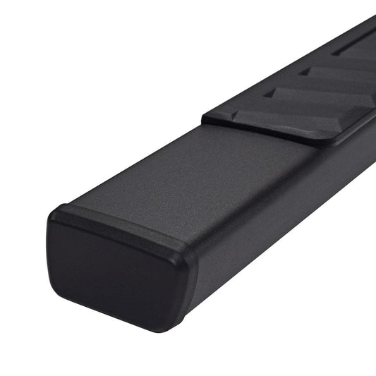 TRAILFX A4010B Trailfx Side Step Bars Fits 2015–2022 GMC Canyon 4 Inch Trapezoid Straight Side Steps with Step Pads Titanium Black Matte Powder-Coated Steel Dual Rocker Panel Mount Set of 2 A4010B