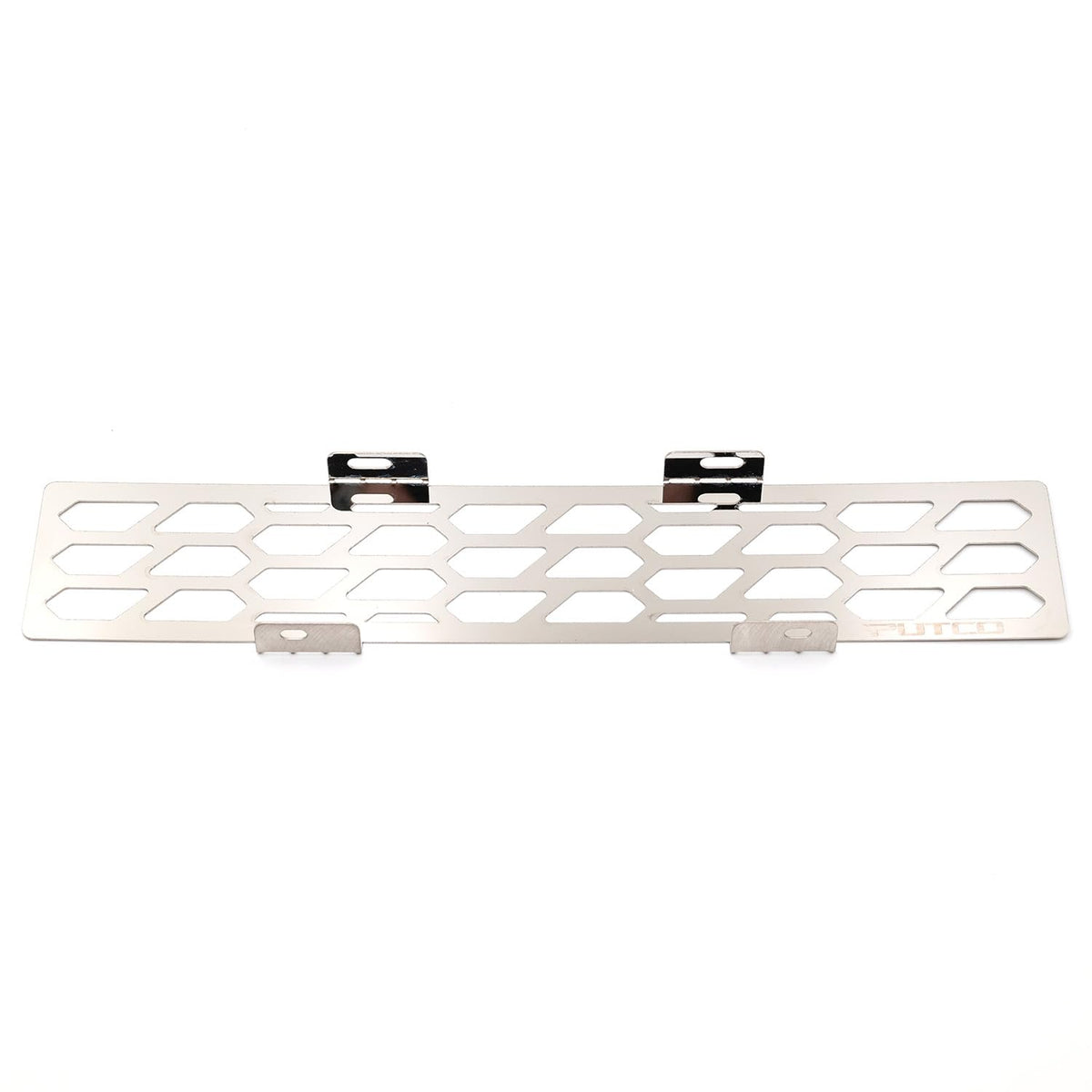 Putco 82172 Putco Bumper Grille Inserts Fits Ford Super Duty 2023-2025 Hex Shield Design Polished Stainless Steel, 82172
