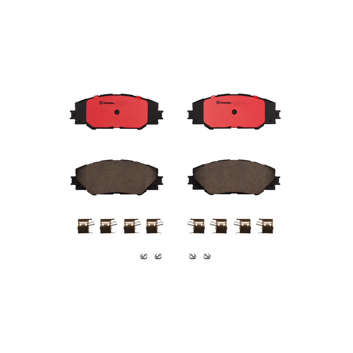 BREMBO P83071N Brembo P83071N Premium Ceramic Front Disc Brake Pad Set SCION/TOYOTA/TOYOTA (FAW)/TOYOTA (GAC) OE# 0446542150