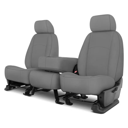 COVERCRAFT SSC3492CAGY Covercraft Carhartt SeatSaver Custom Seat Covers | SSC3492CAGY | 1st Row 40/20/40 Bench Seat | for Select Chevrolet Silverado/GMC Sierra Models | Gravel