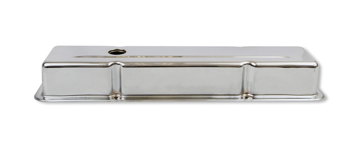 MR GASKET 9800 Mr. Gasket 9800 Chrome Valve Covers - Dual Cap Holes