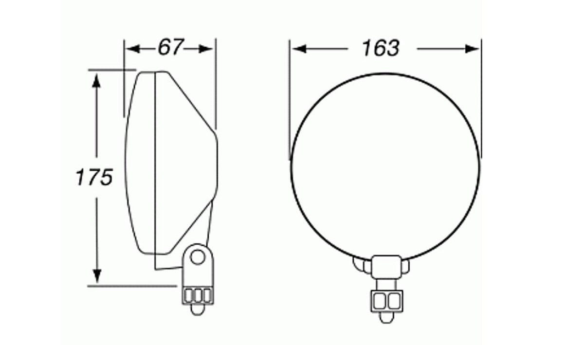 HELLA 005750991 Hella Black Magic 500 Halogen Series Driving Lamp Kit - Performance High Beam Off-Road Light for Pickup Trucks, SUV, 4x4, Jeep, Tractors / 005750991